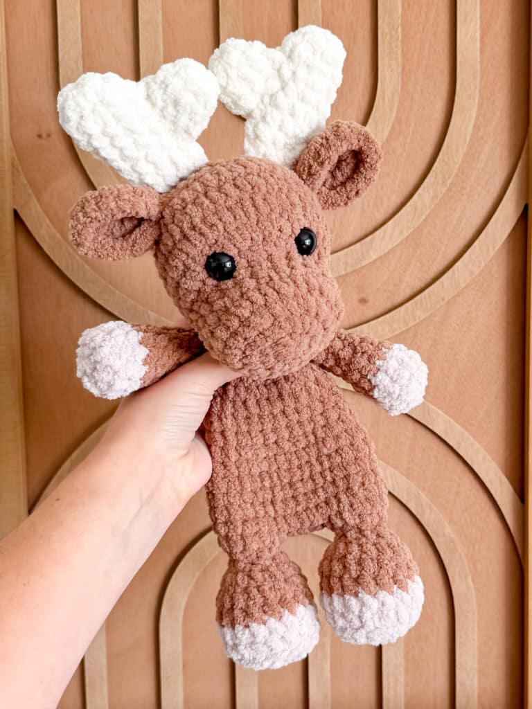 moose snuggler crochet project crochet project detail 6