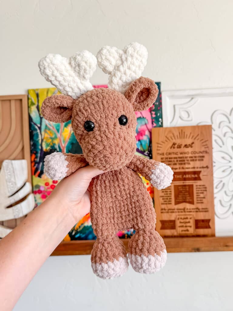 moose snuggler crochet project crochet project detail 7