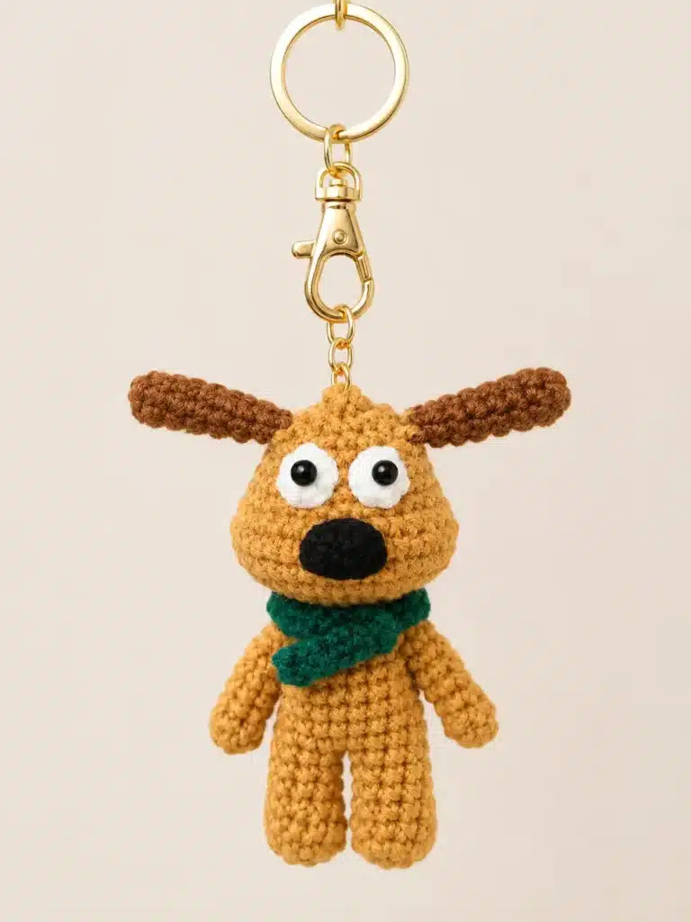 no-sew long-eared dog crochet pattern crochet project crochet project detail 2