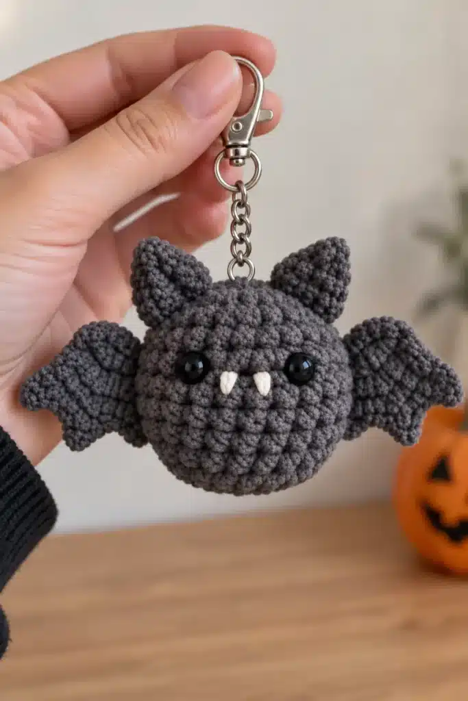 no-sew mini bat crochet pattern crochet project crochet project detail 2