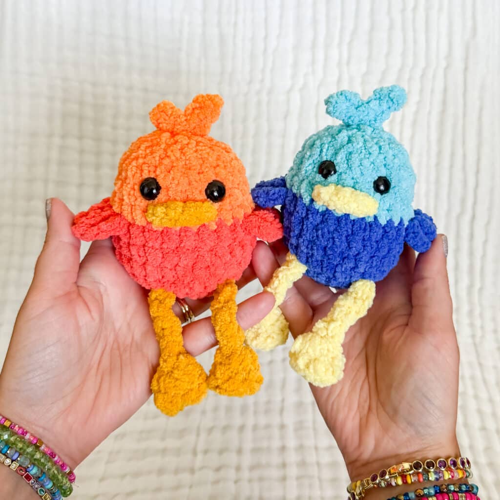 no sew silly bird crochet project crochet project detail 1