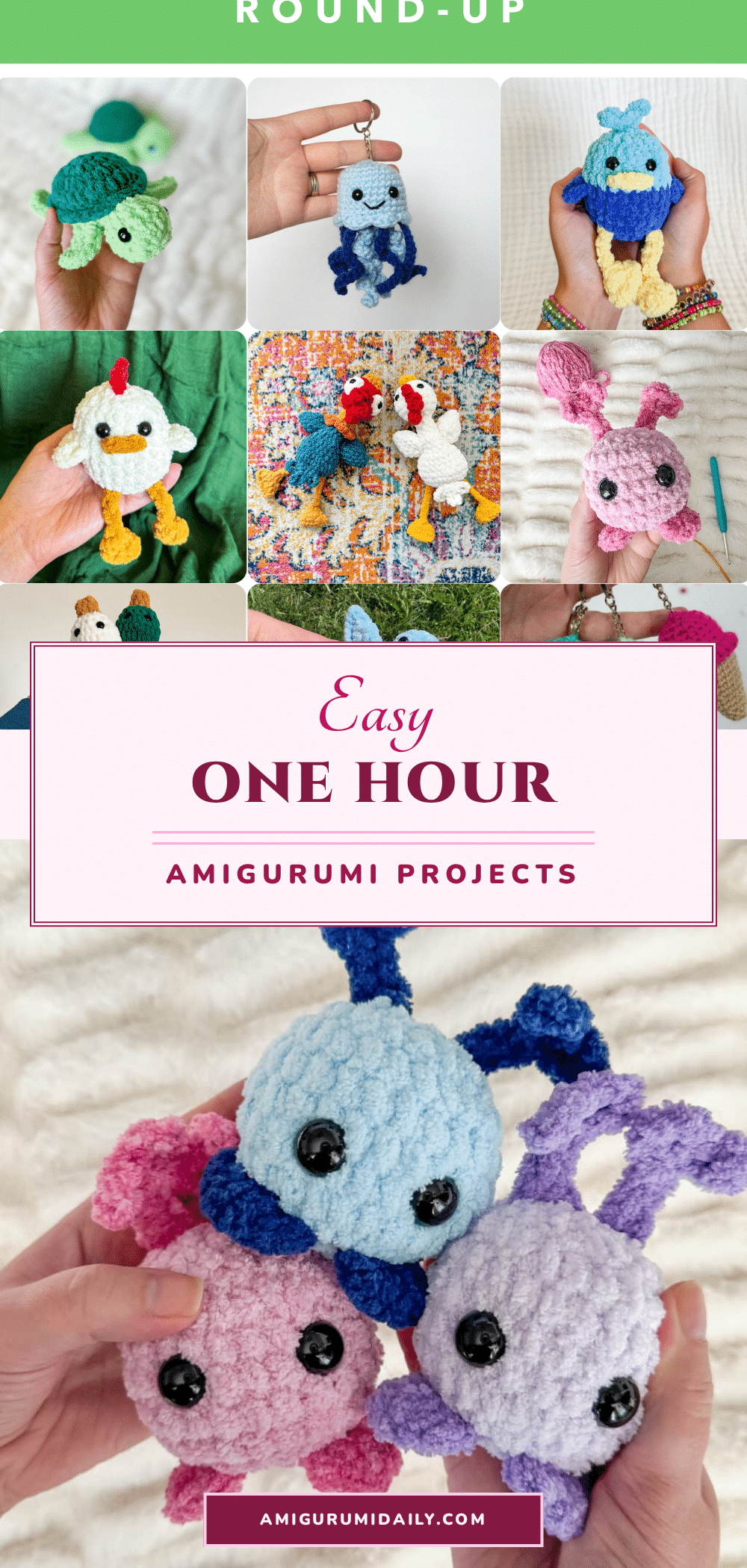 one hour amigurumi crochet pattern