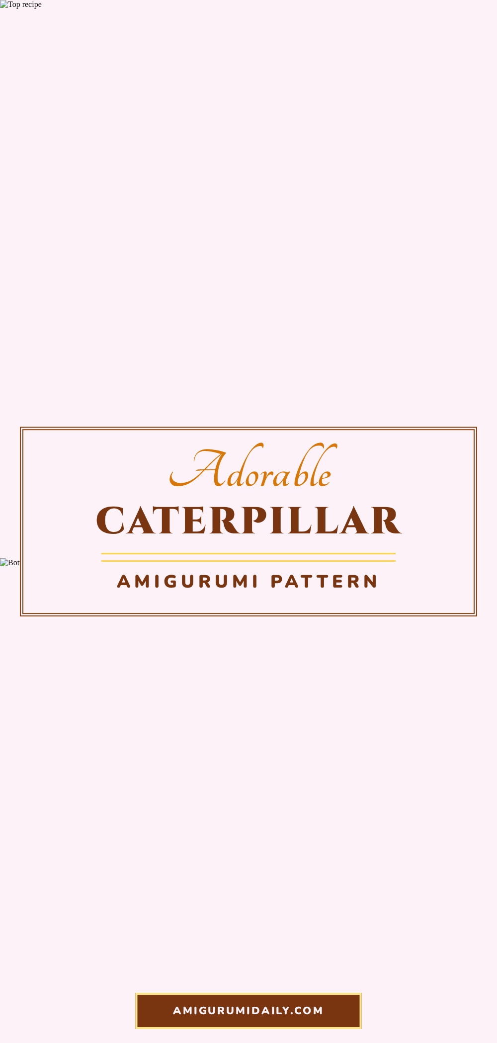 pastel caterpillar crochet pattern crochet pattern