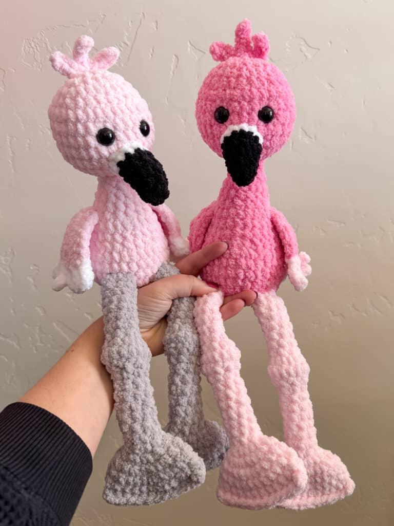plush flamingo crochet pattern crochet project crochet project detail 5