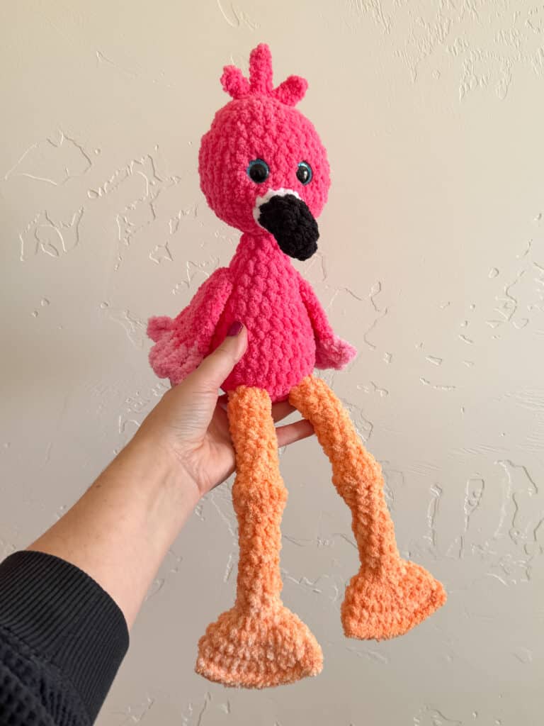 plush flamingo crochet pattern crochet project crochet project detail 6