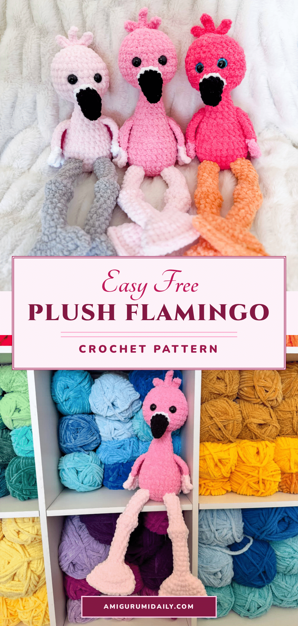 plush flamingo crochet pattern crochet pattern
