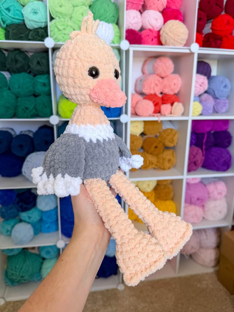 plush ostrich crochet pattern crochet project crochet project detail 4