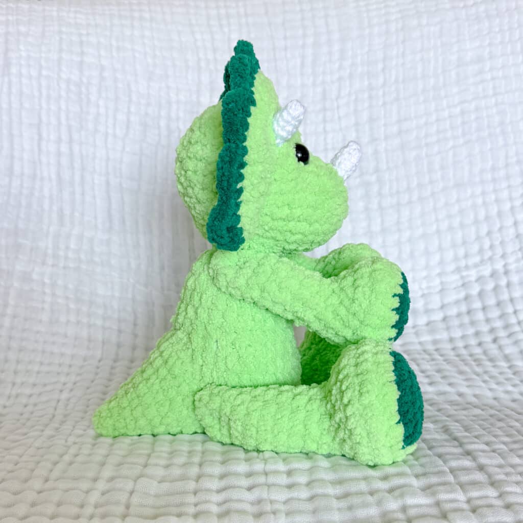plush triceratops crochet pattern crochet project crochet project detail 1