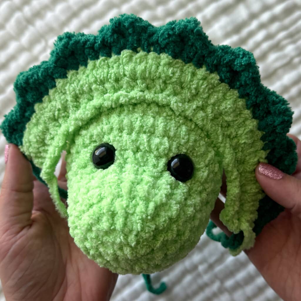 plush triceratops crochet pattern crochet project crochet project detail 14