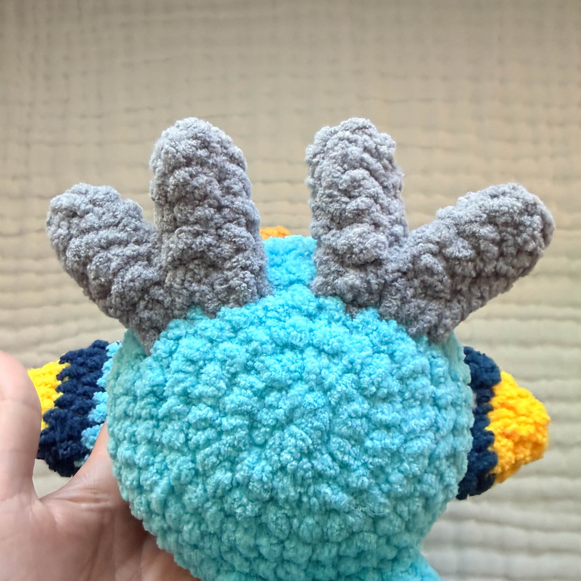 plush tropical bird crochet project crochet project detail 1