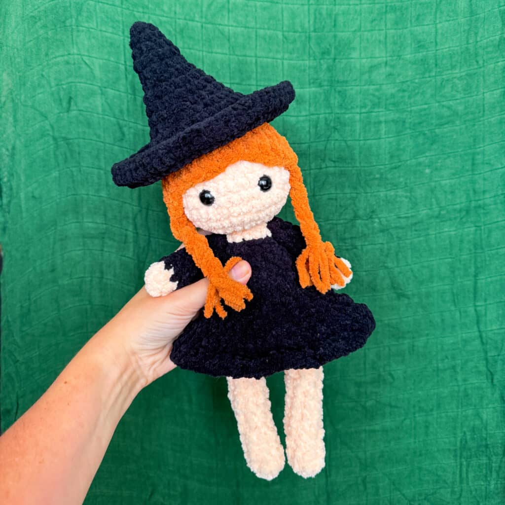 plush witch doll crochet pattern crochet project crochet project detail 1