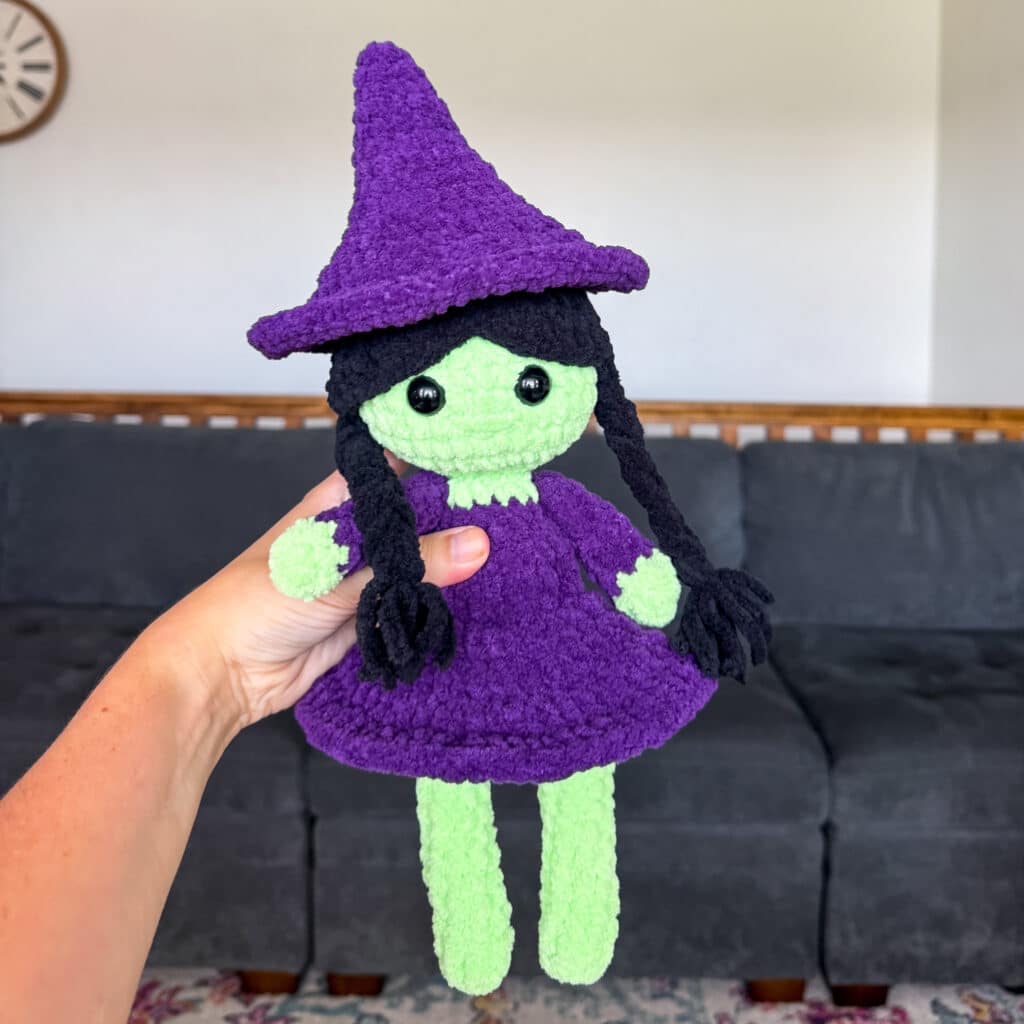 plush witch doll crochet pattern crochet project crochet project detail 2