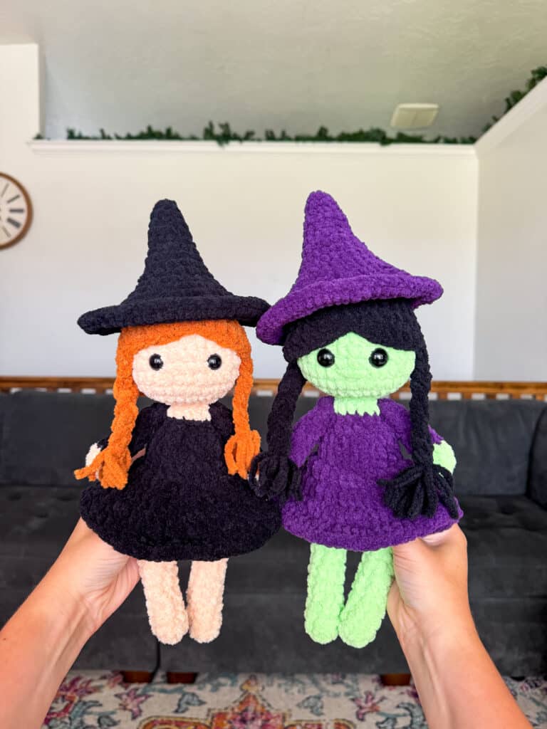 plush witch doll crochet pattern crochet project crochet project detail 5