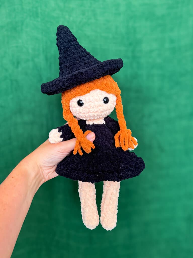 plush witch doll crochet pattern crochet project crochet project detail 6