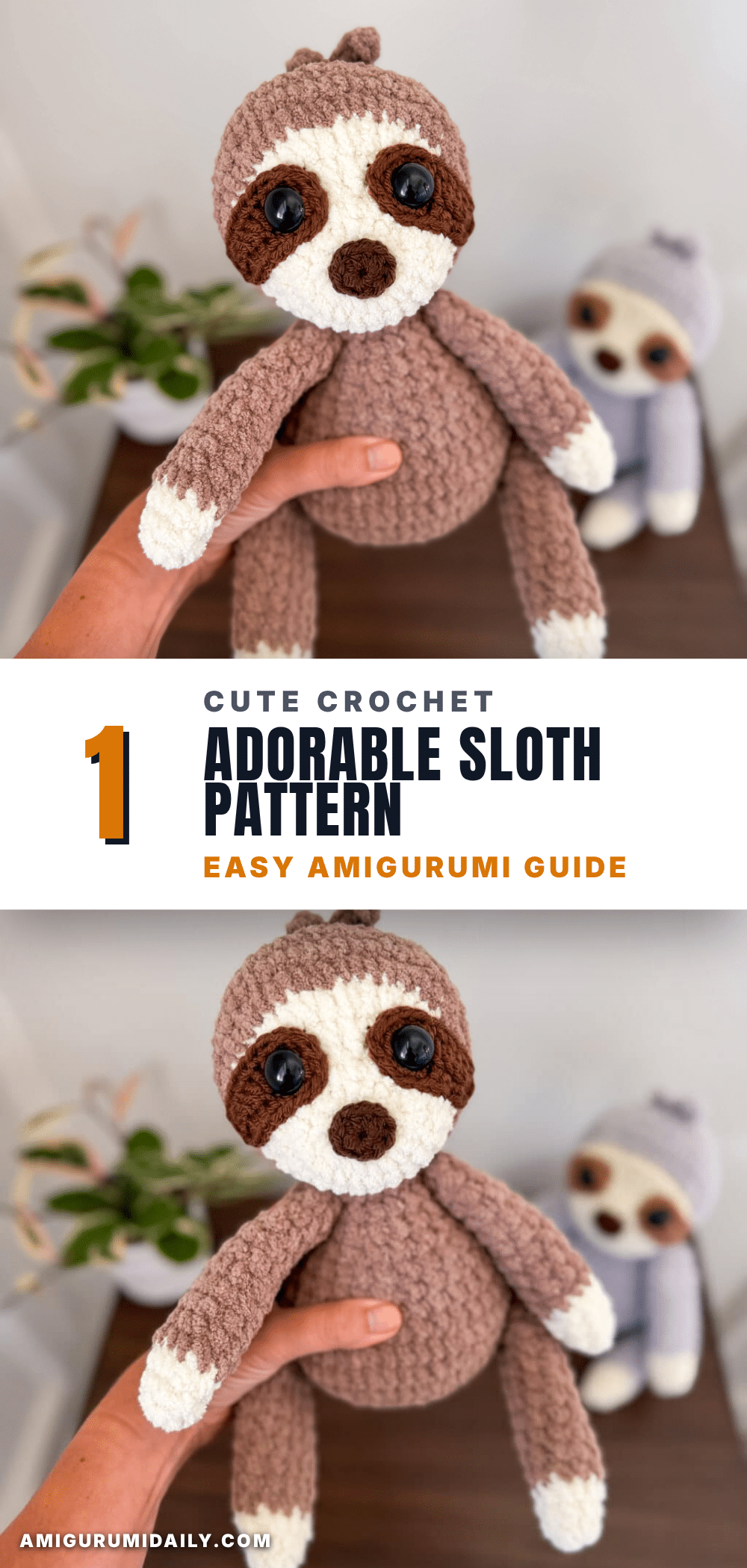 sloth crochet pattern crochet pattern