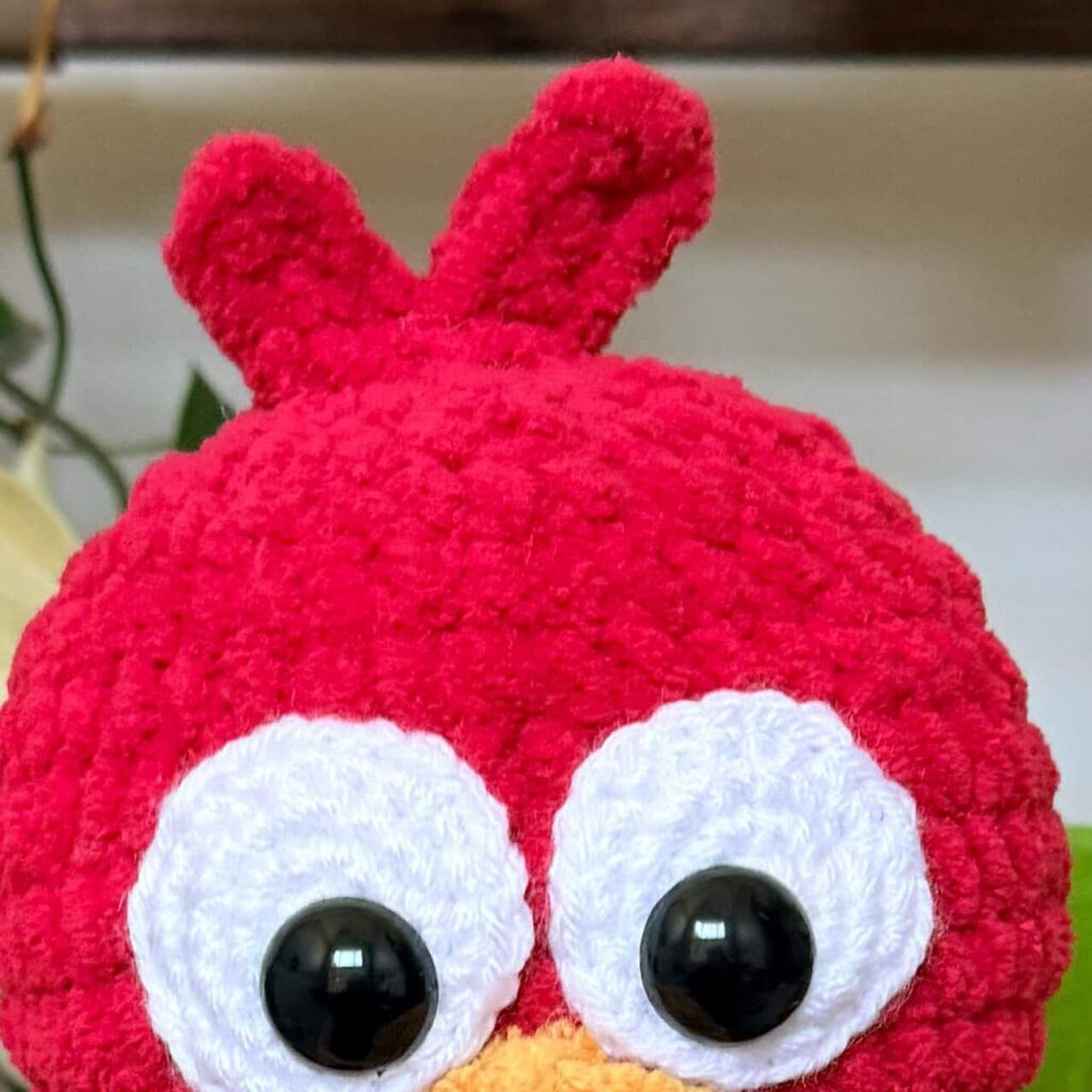 tropical bird amigurumi crochet project crochet project detail 7