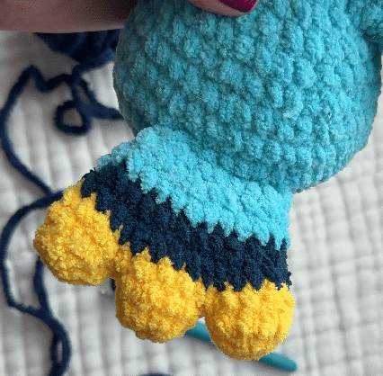 tropical bird amigurumi crochet project crochet project detail 9