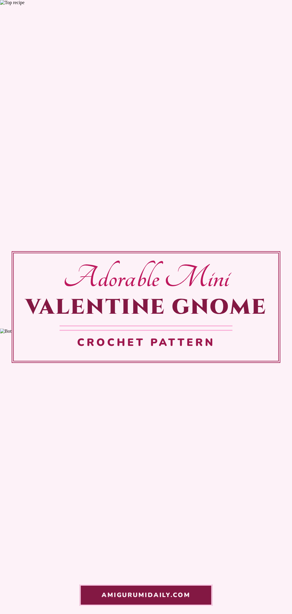 valentine gnome crochet pattern crochet pattern