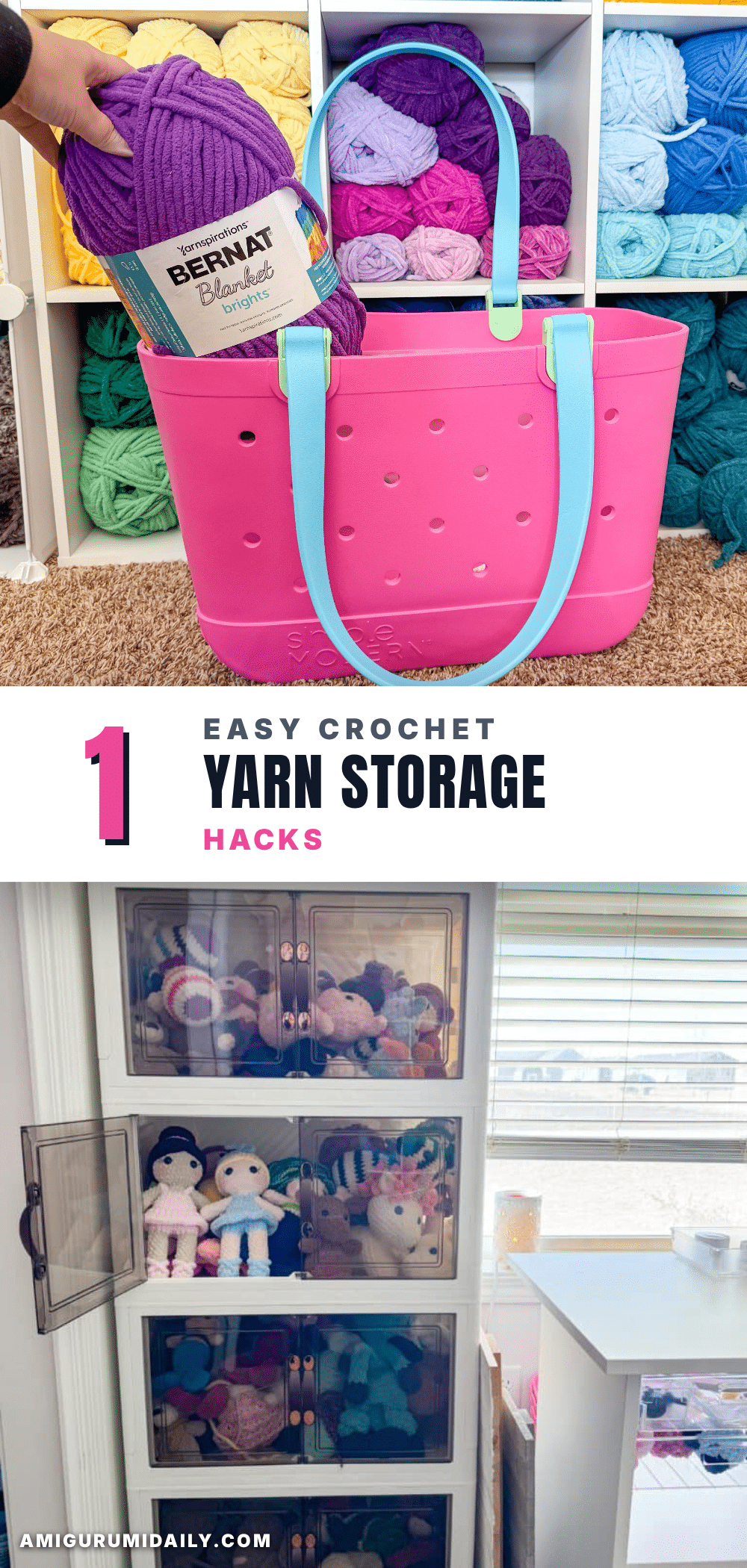 yarn storage crochet pattern