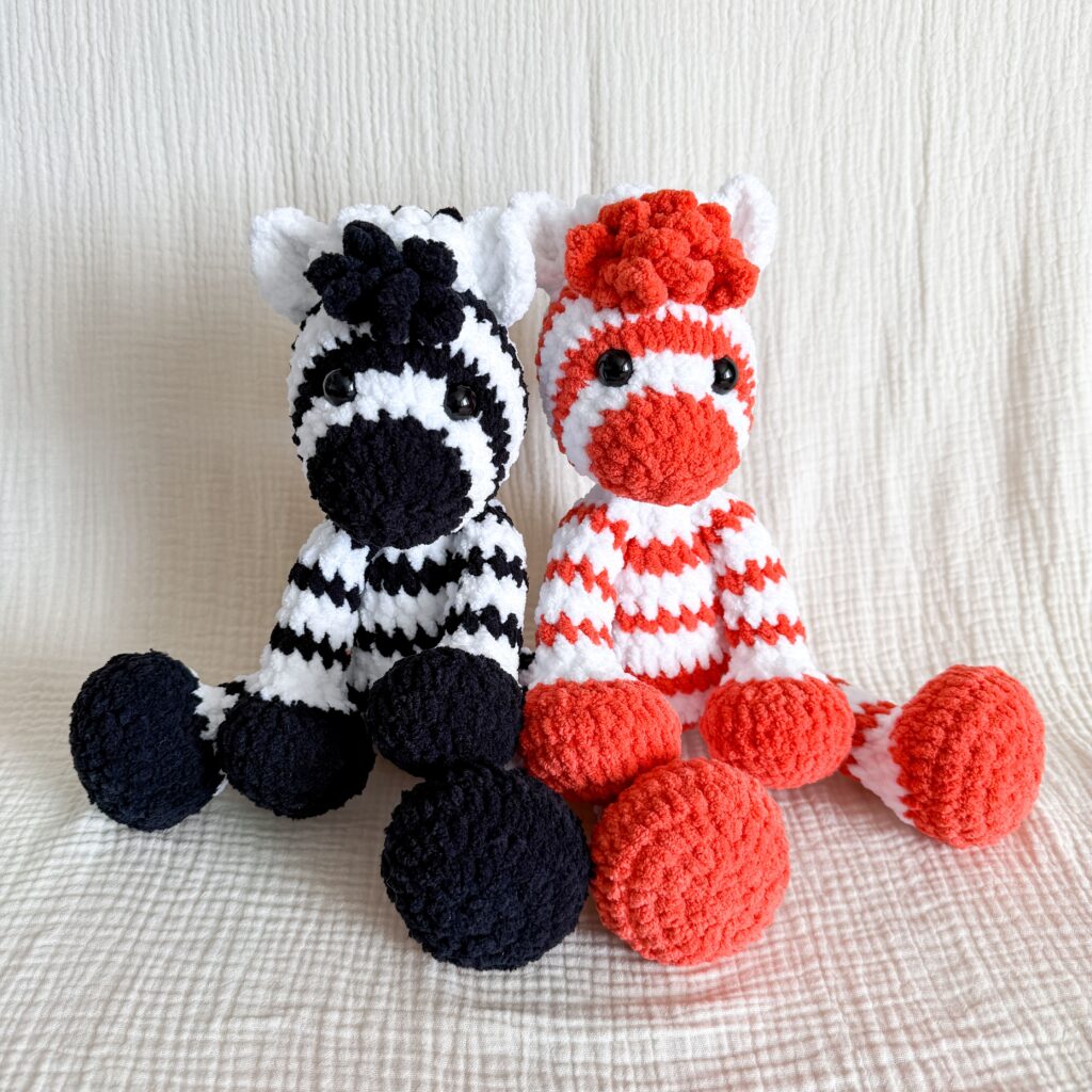 zebra amigurumi pattern - featured image