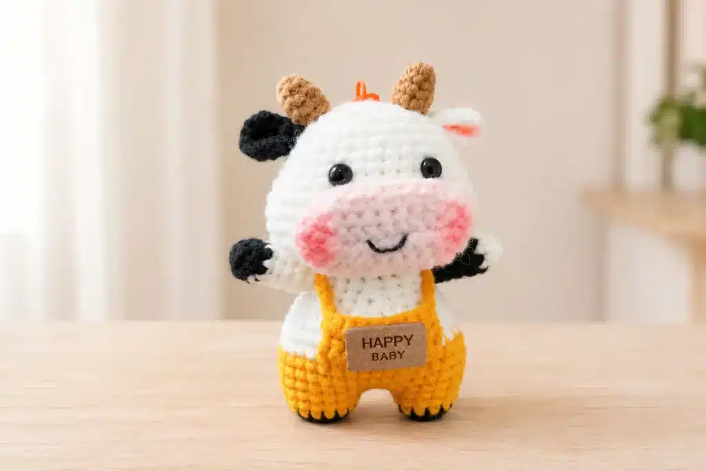 zodiac cow crochet pattern - featured image