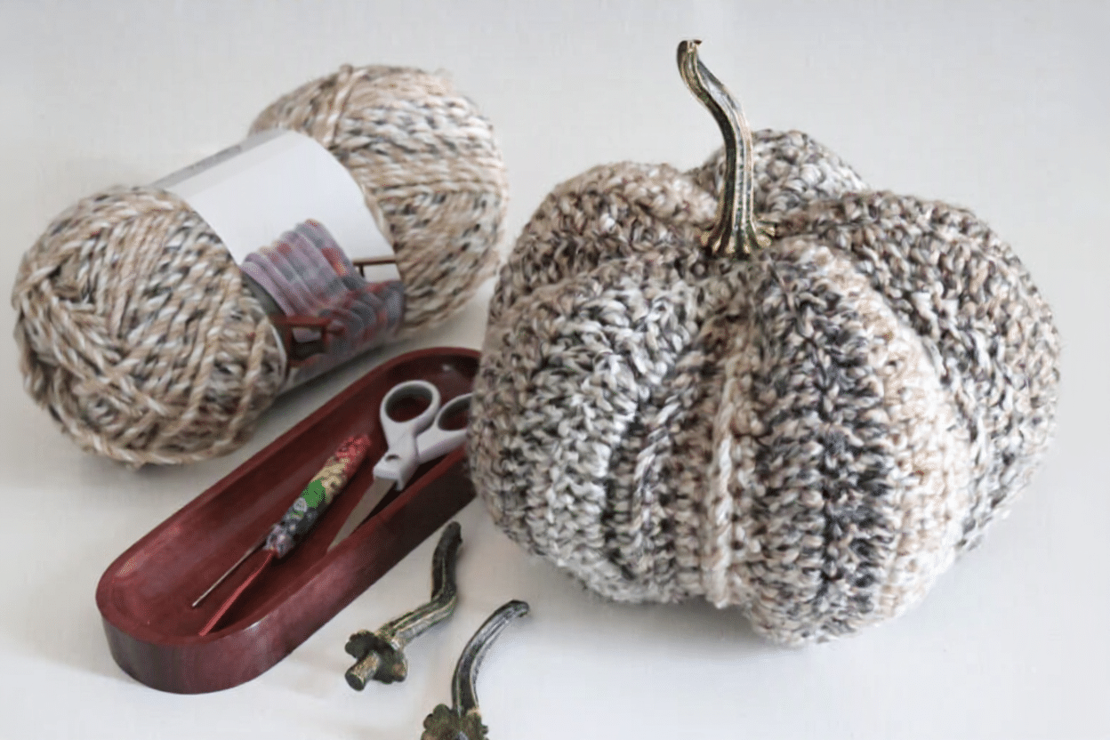 Bernat Cottage Pumpkin Pattern crochet project crochet project detail 1