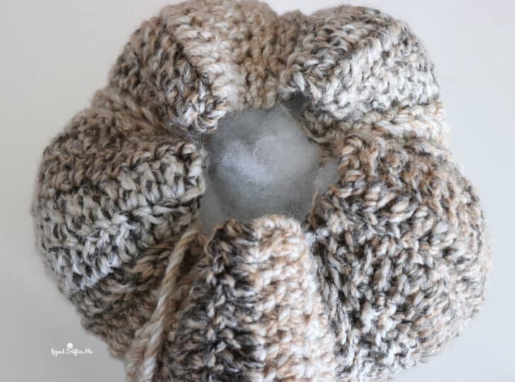 Bernat Cottage Pumpkin Pattern crochet project crochet project detail 6