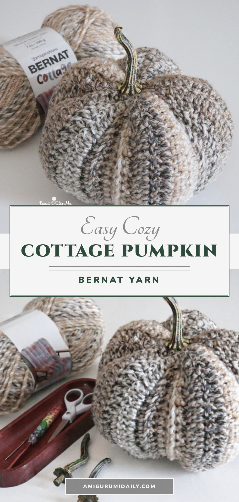 Bernat Cottage Pumpkin Pattern crochet pattern