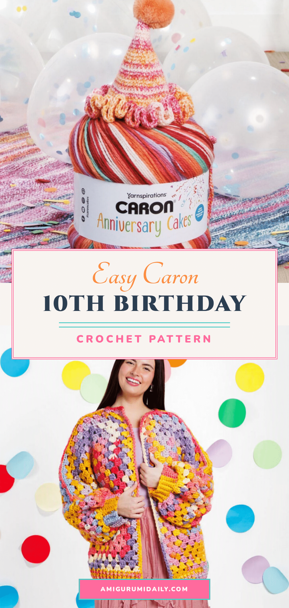 Caron Cakes crochet pattern