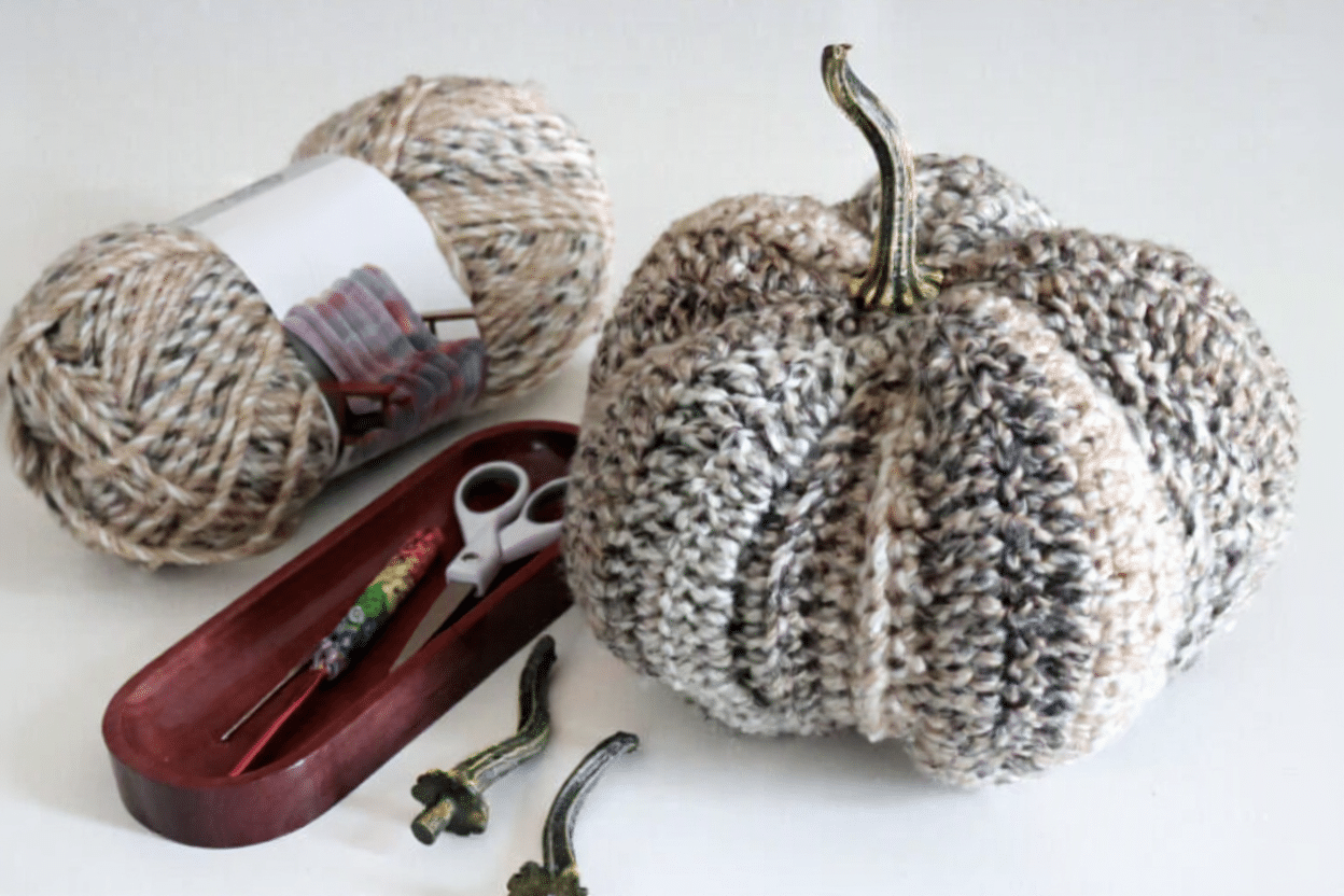 chunky crochet pumpkin crochet project crochet project detail 1