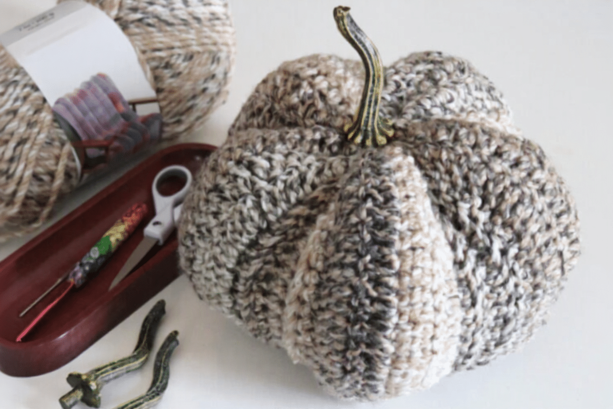 chunky crochet pumpkin crochet project crochet project detail 3