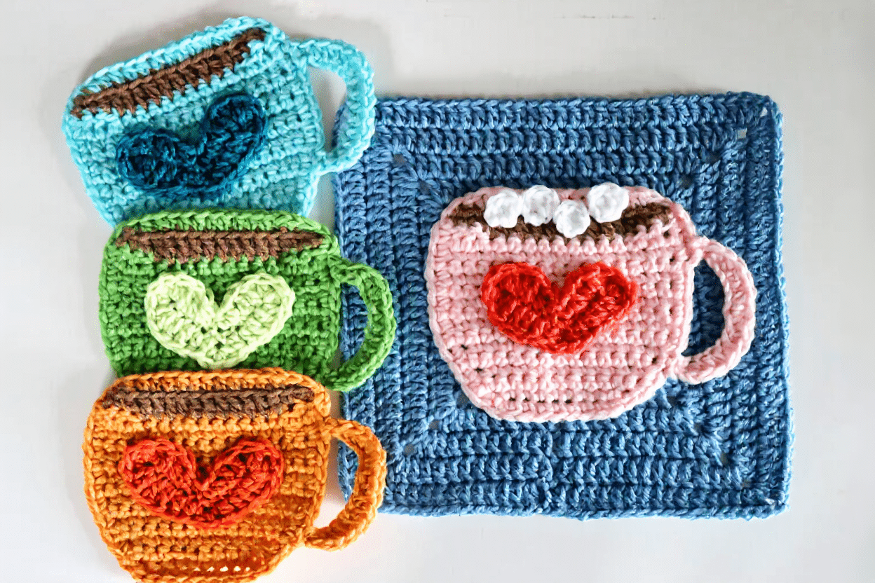 crochet coffee mug cozy crochet project crochet project detail 1