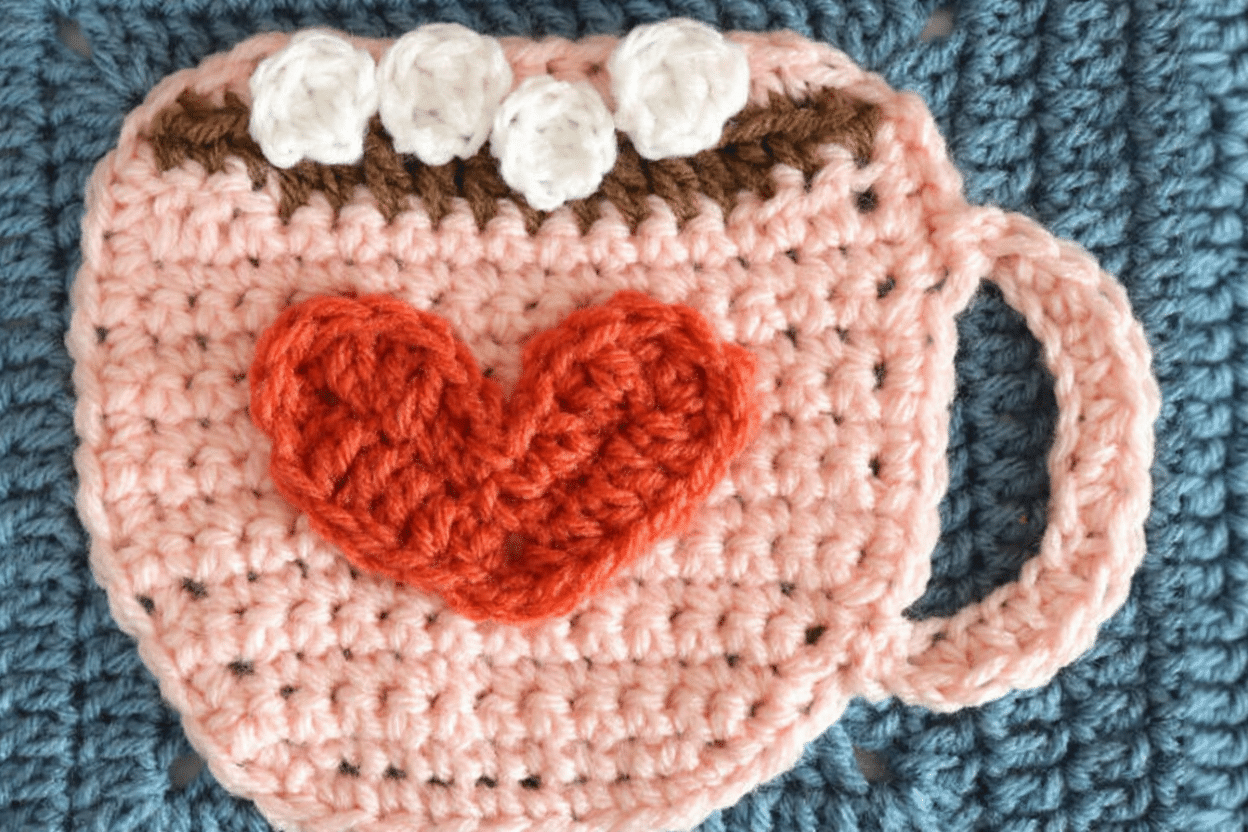 crochet coffee mug cozy crochet project crochet project detail 2