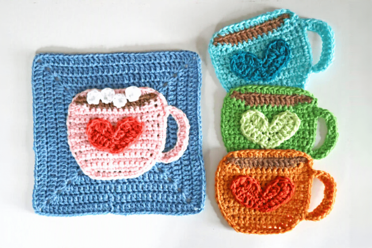 crochet coffee mug cozy crochet project crochet project detail 3
