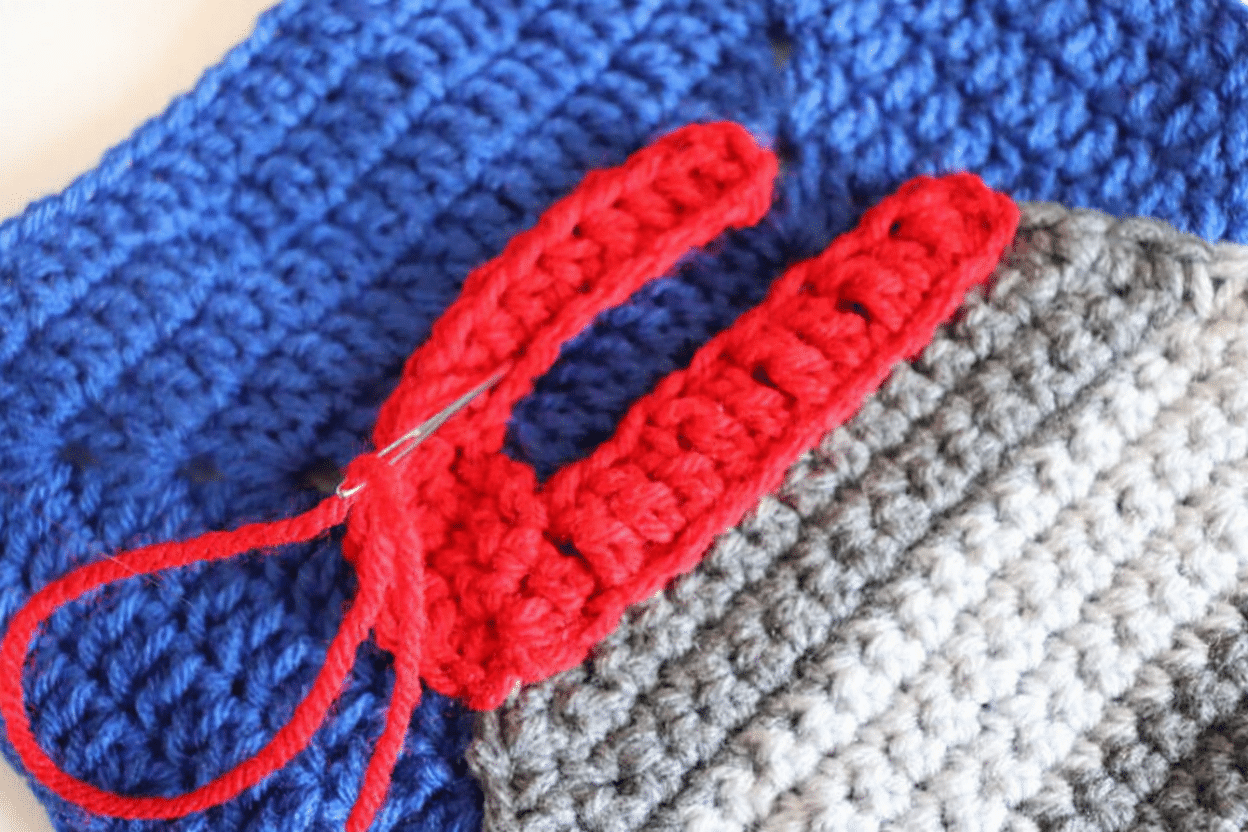 crochet curling stone applique crochet project crochet project detail 8