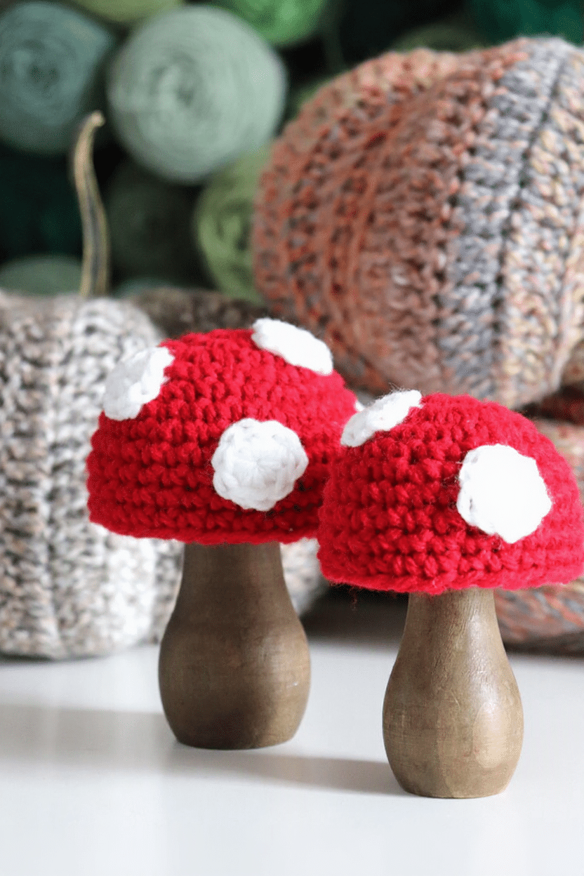crochet mushroom covers crochet project crochet project detail 3