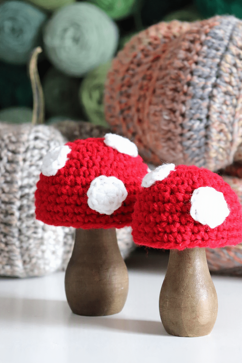crochet mushroom covers crochet project crochet project detail 3