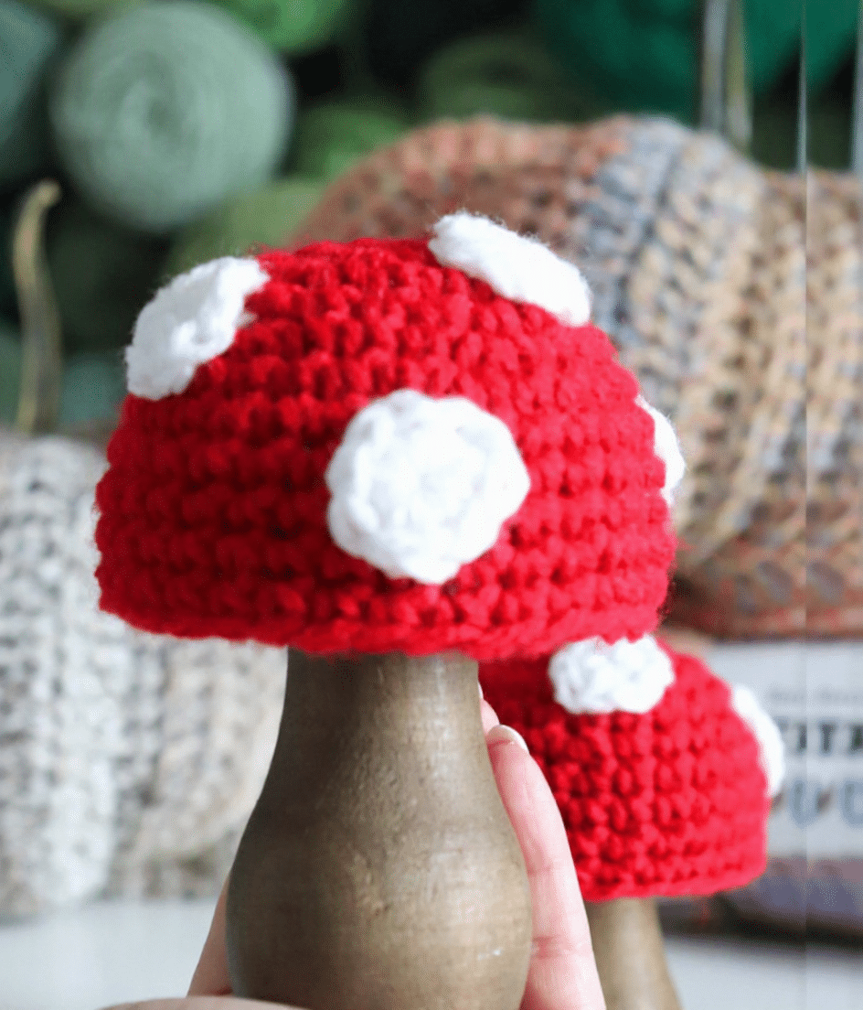 crochet mushroom covers crochet project crochet project detail 5