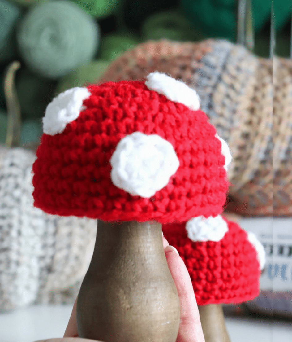 crochet mushroom covers crochet project crochet project detail 5