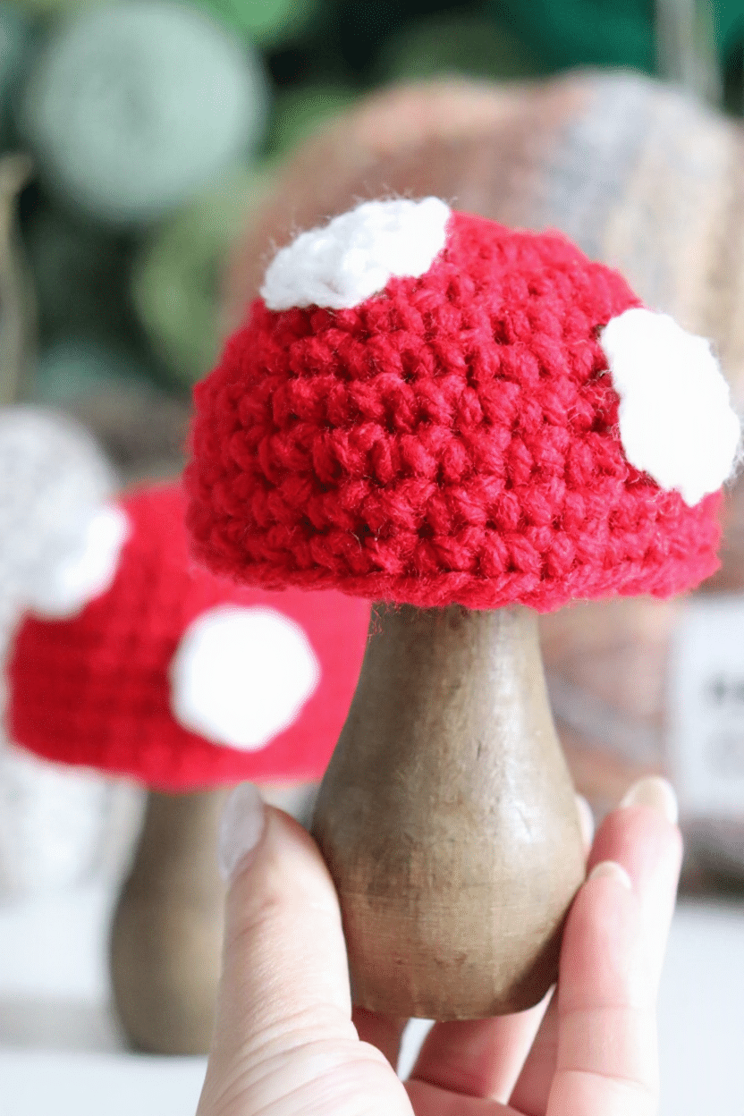 crochet mushroom covers crochet project crochet project detail 6