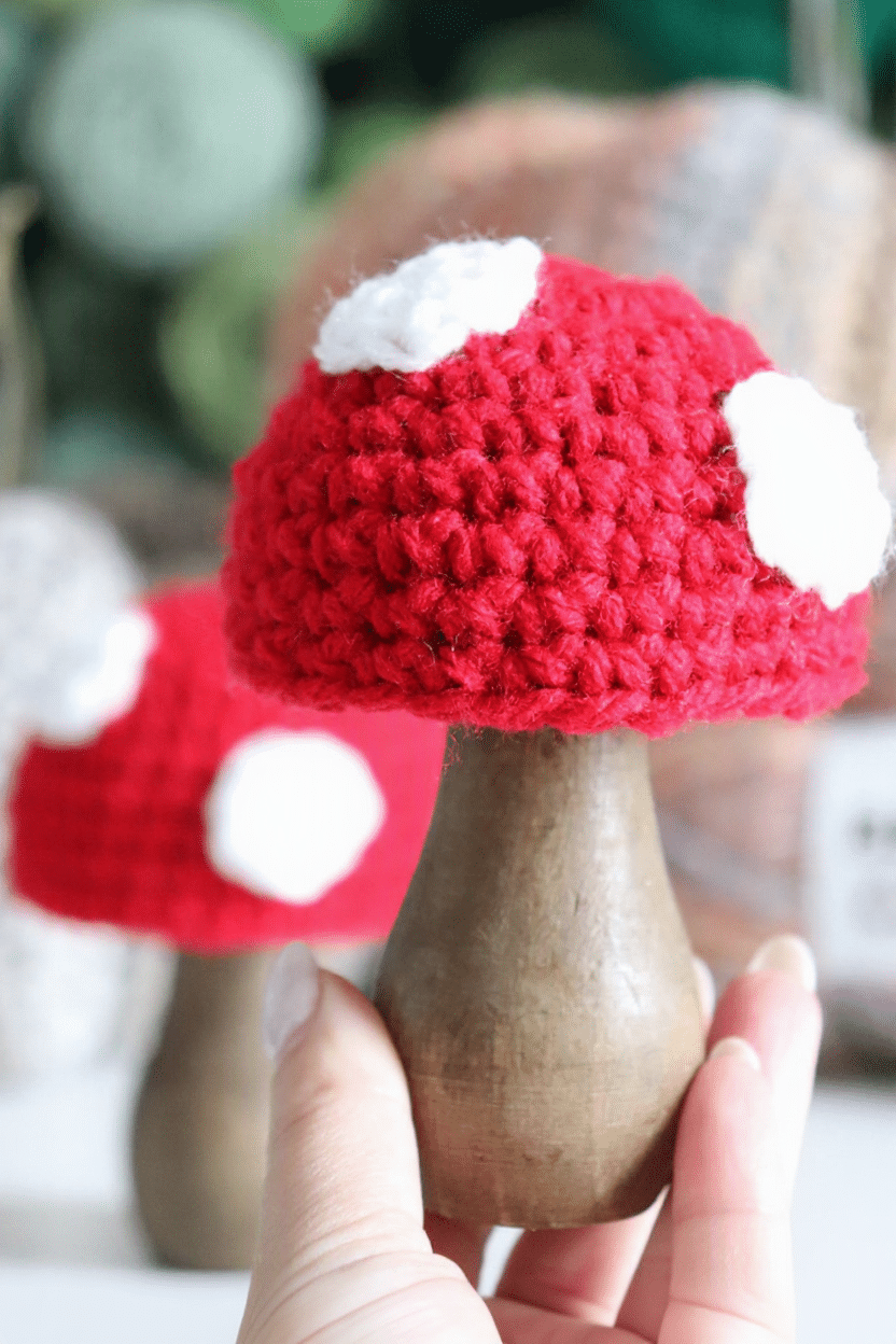 crochet mushroom covers crochet project crochet project detail 7