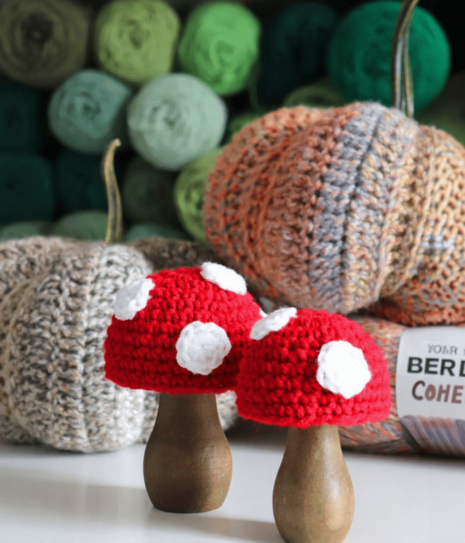 crochet mushroom covers crochet project crochet project detail 7