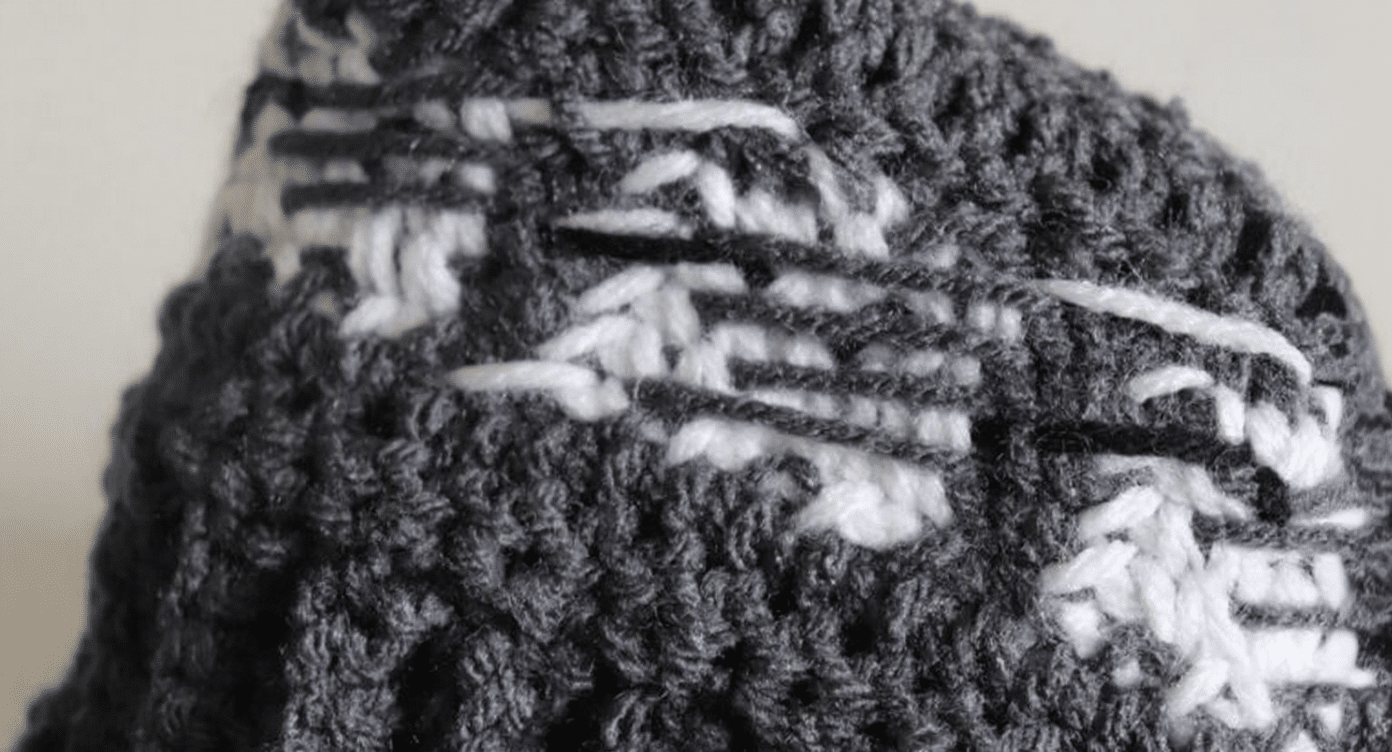 Ghosts in a Row Crochet Hat crochet project crochet project detail 13