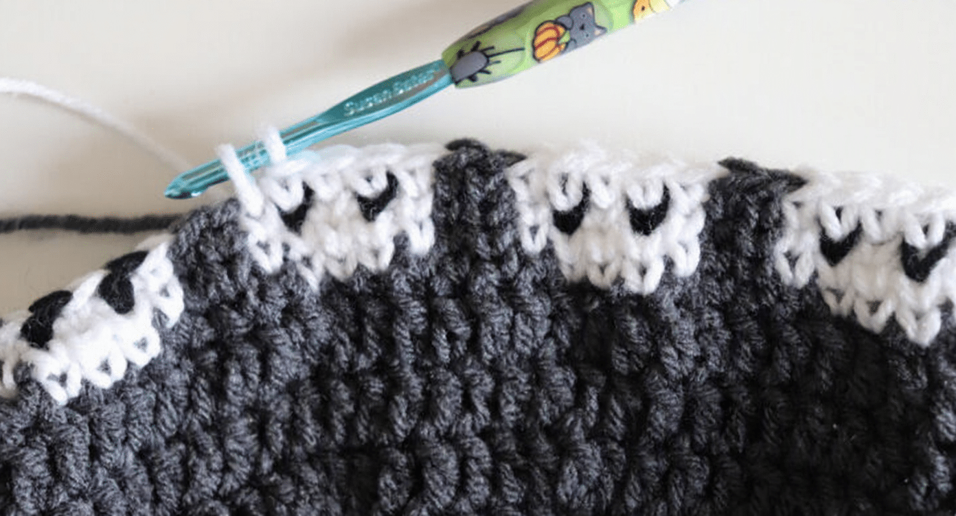 ghosts in a row crochet hat crochet project crochet project detail 14