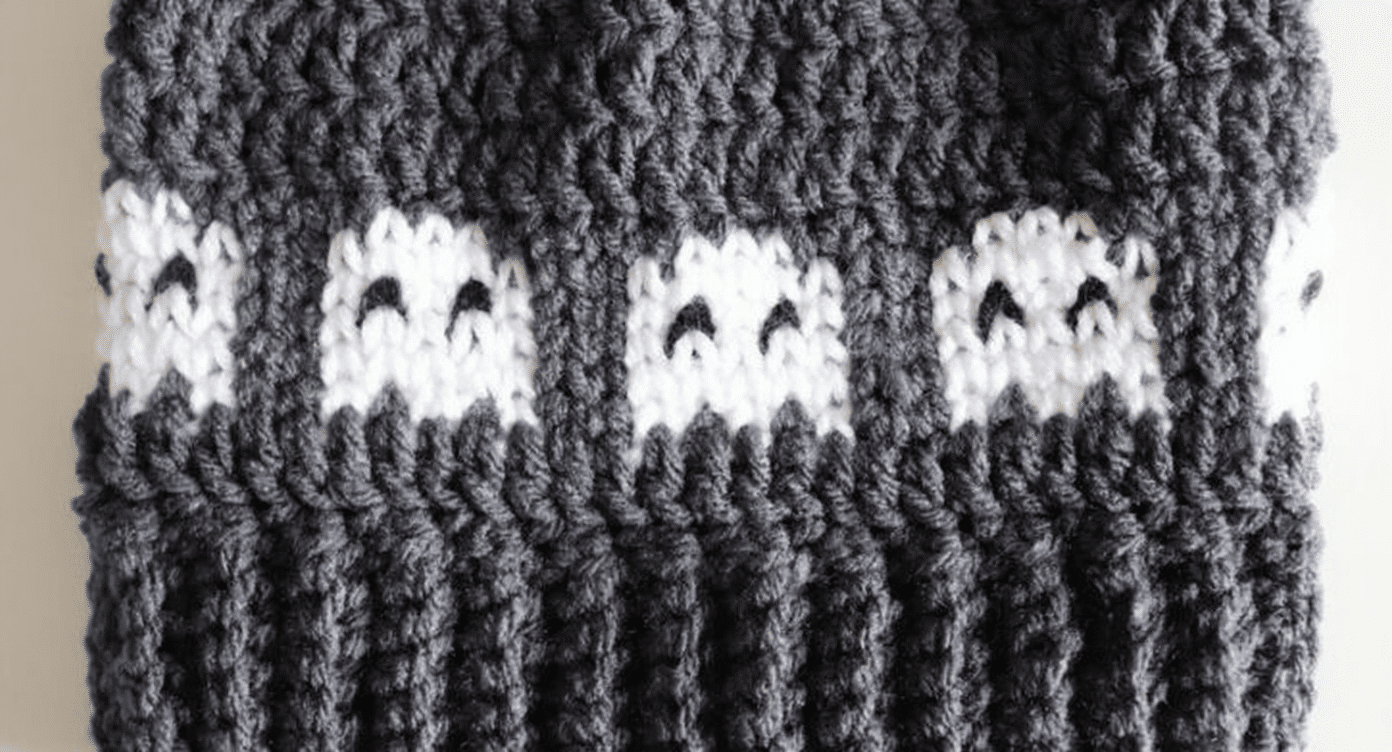 Ghosts in a Row Crochet Hat crochet project crochet project detail 15