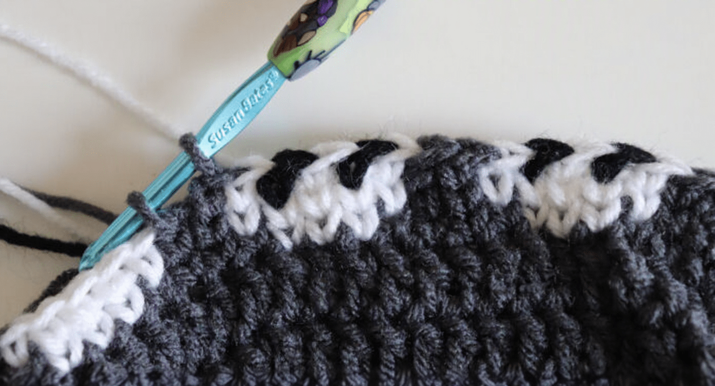 ghosts in a row crochet hat crochet project crochet project detail 17