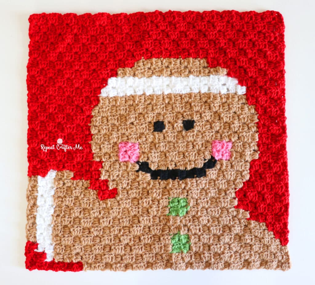 gingerbread man c2c square - featured image