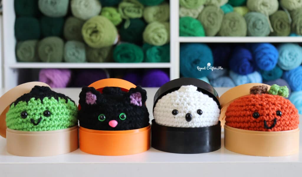 halloween crochet dumplings - featured image
