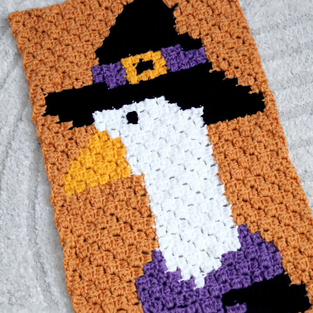 halloween porch goose c2c crochet panel crochet project crochet project detail 2