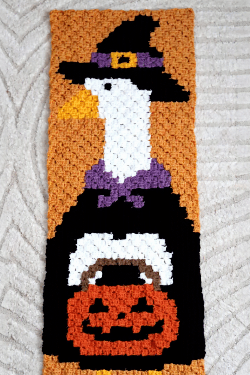 Halloween Porch Goose C2C Crochet Pattern crochet project crochet project detail 6
